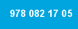 978 082 17 05 978 082 17 05
